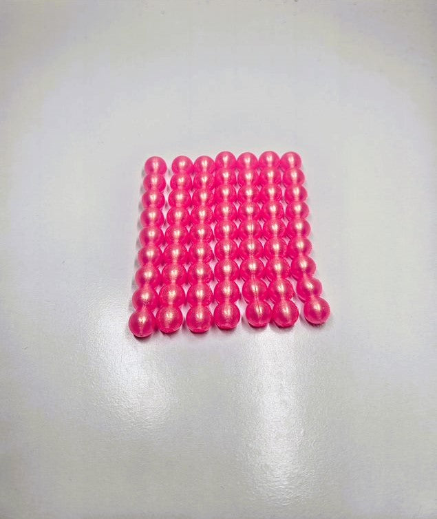 8MM Soft Beads - Pearly Pink