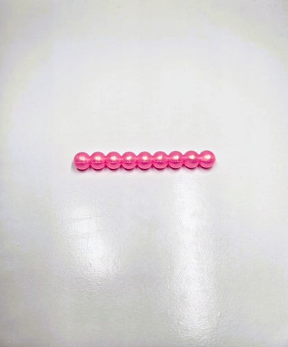 8MM Soft Beads - Pearly Pink